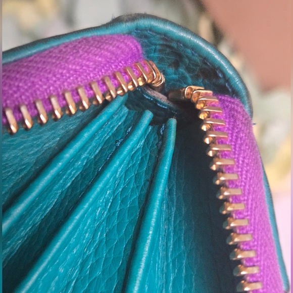 🛑SOLD🛑Gucci Bamboo Japanese Exclusive 2-Tone Long Continental Wallet GUC - Picture 15 of 15